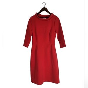 Boden Redish Orange Mini Dress